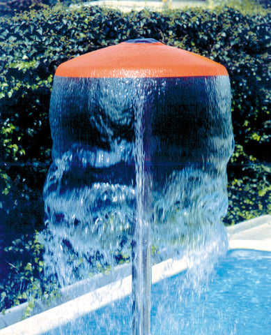 Astral Ornamental Water Feature: Umbrellas
